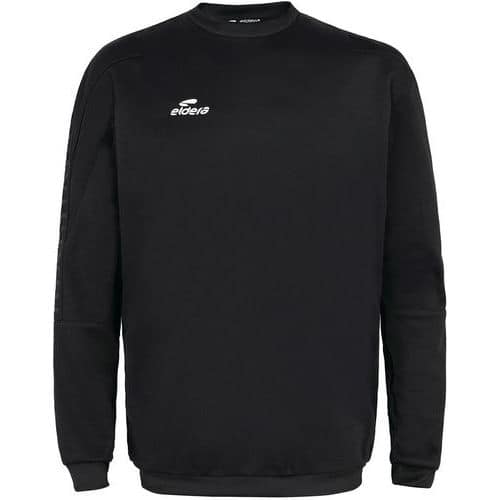 Sweat col rond action enfant - Eldera - noir/noir