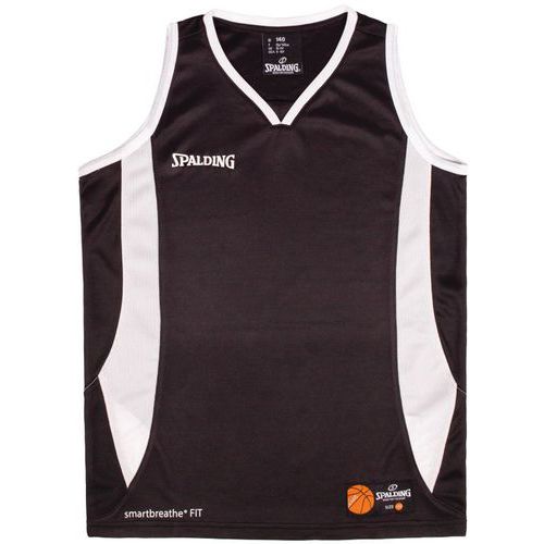 Maillot basket enfant - Spalding - Jam noir blanc