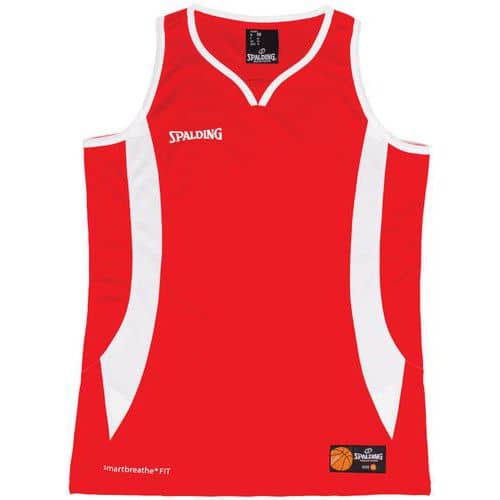 Maillot basket - Spalding - Jam rouge blanc