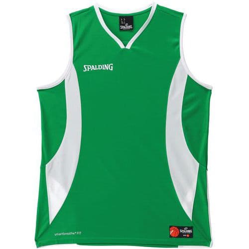 Maillot basket - Spalding - Jam vert blanc