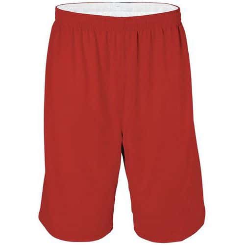 Short Duke Reversible Rouge/Blanc