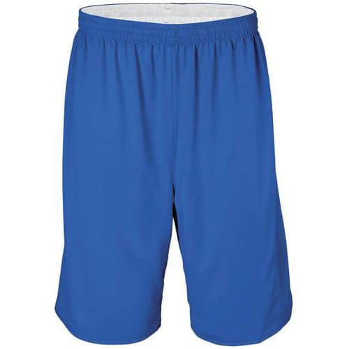 Short Duke Reversible Royal/Blanc