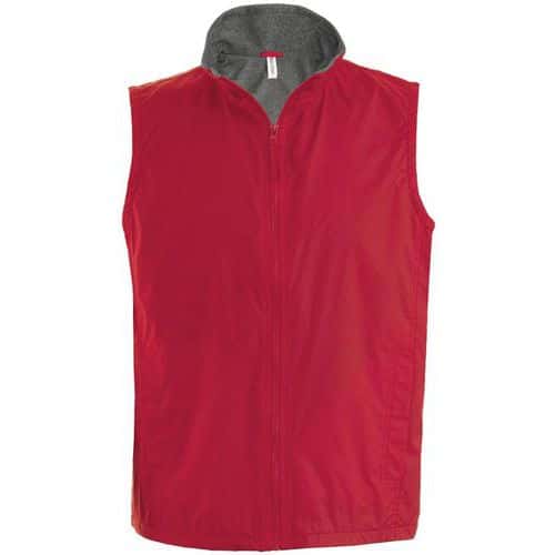 BODYWARMER RECORD EXPERT ROUGE