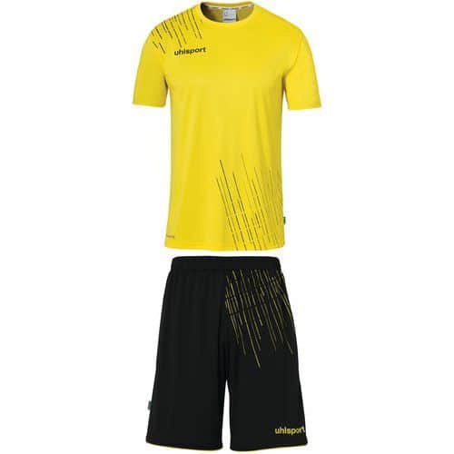 Set maillot et short de foot - Uhlsport - Score 26 Jaune Citron/Noir