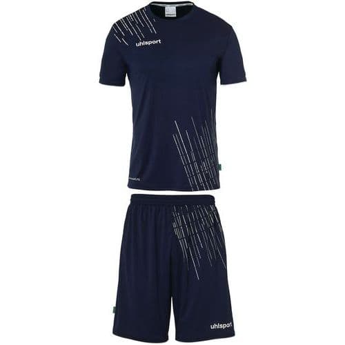 Set maillot et short de foot Enfant - Uhlsport - Score 26 Bleu Marine/Blanc