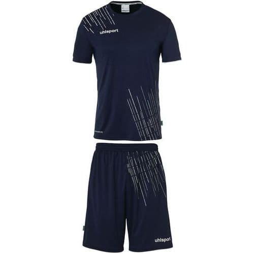 Set maillot et short de foot - Uhlsport - Score 26 Bleu Marine/Blanc