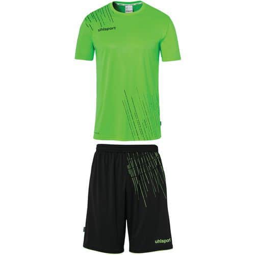 Set maillot et short de foot Enfant - Uhlsport - Score 26 Vert Fluo/Noir