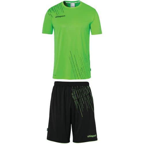 Set maillot et short de foot - Uhlsport - Score 26 Vert Fluo/Noir