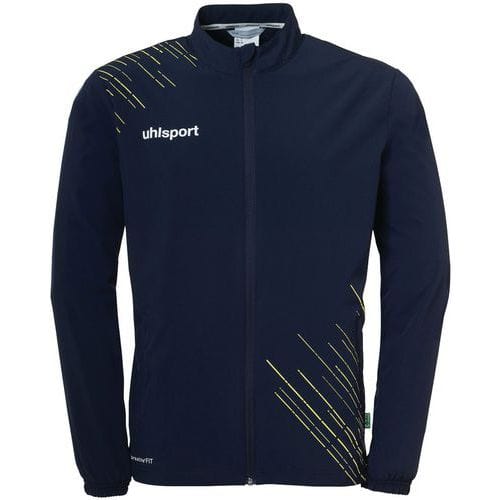 Veste Evo Woven Enfant - Uhlsport - Score 26 Bleu Marine/Jaune Fluo