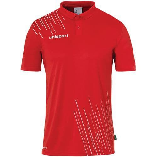 Polo polycoton Enfant - Uhlsport - Score 26 Rouge/Blanc