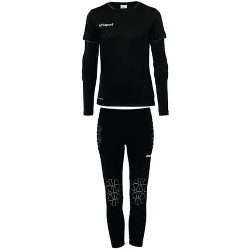 Set maillot et pantalon gardien de foot Enfant Uhlsport Save Noir/Anthracite