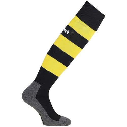 Chaussettes de foot - Uhlsport - Essential Team pro Noir/Jaune Citron