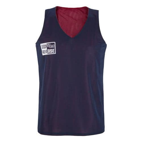 Chasuble réversible fluo - Casal Sport - bleu marine bordeaux