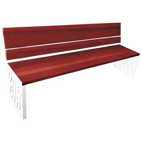 Banc Venise 1.80 m acier/bois - Procity