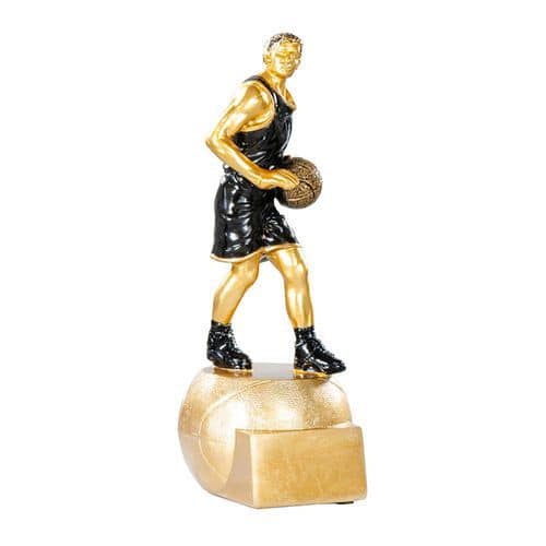 Trophée résine joueur basket - 20cm