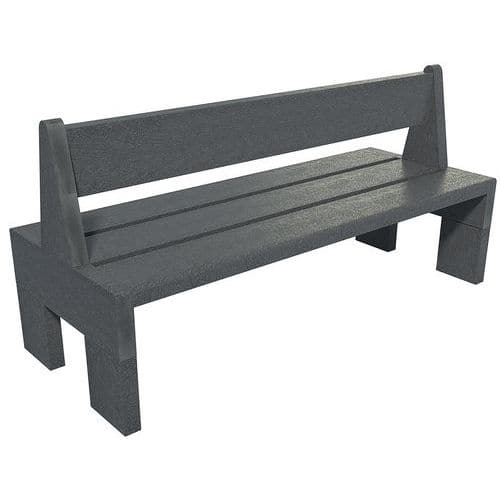 Banc mini boy plastique recyclé Espace Urbain