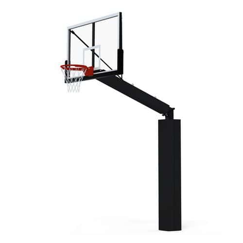 Panier de basket 3x3 sur platine - déport 2,25 m