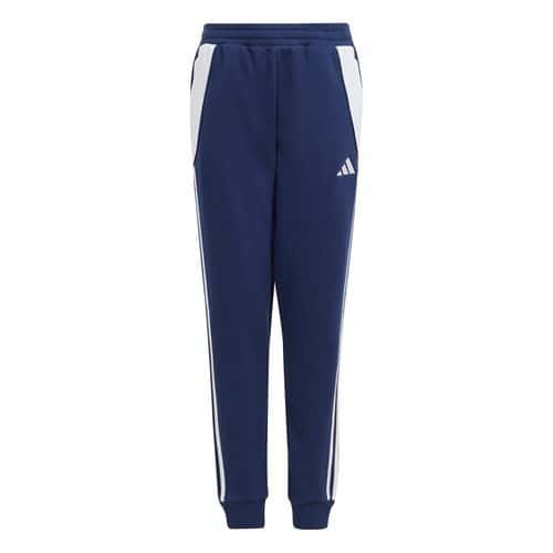 Pantalon de survêtement molleton enfant Tiro 24 Bleu foncé Adidas