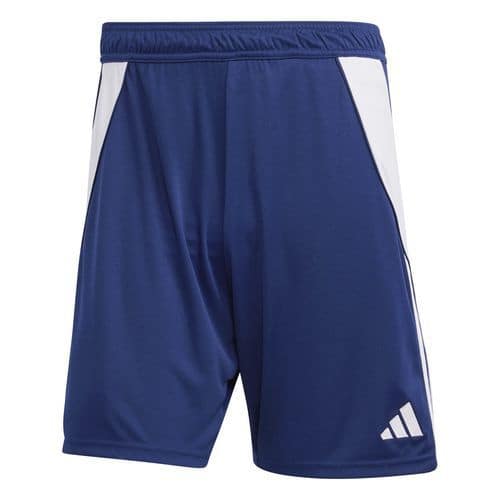 Short d'entrainement 2 en 1 Tiro 24 Bleu foncé Adidas