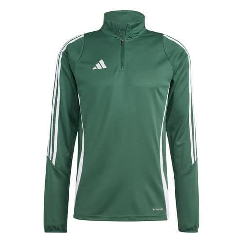 Sweat 1/2 zip d'entraînement Tiro 24 Vert Adidas