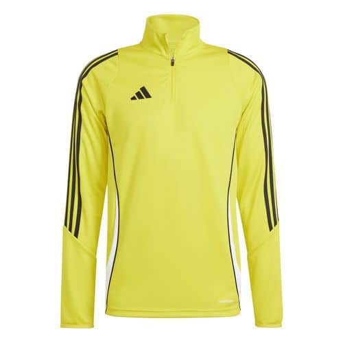 Sweat 1/2 zip d'entraînement Tiro 24 Jaune Adidas