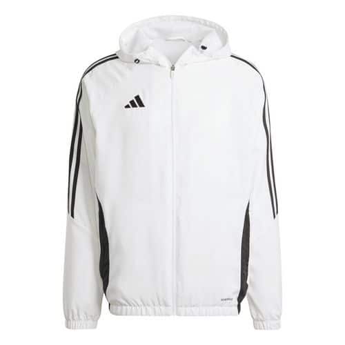 Veste de survêtement à capuche Tiro 24 Blanc Adidas