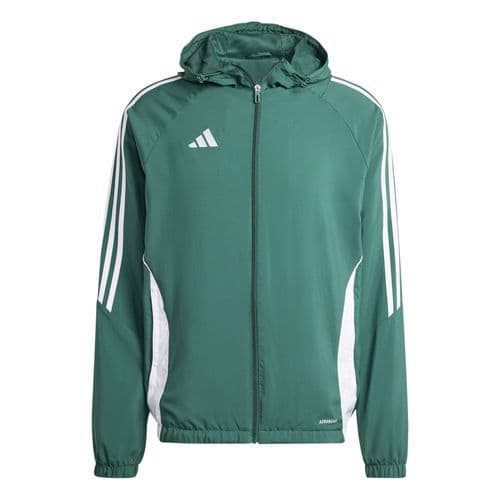 Veste de survêtement à capuche Tiro 24 Vert Adidas