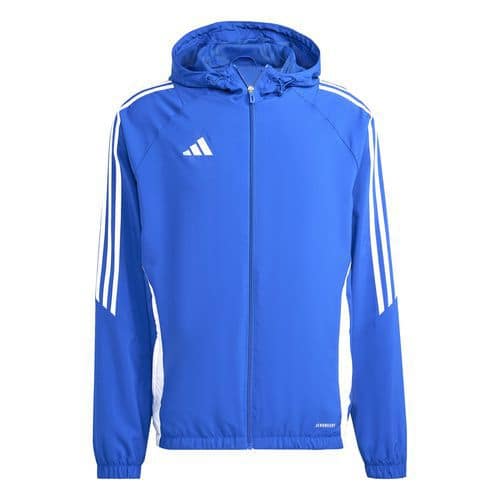 Veste de survêtement à capuche Tiro 24 Bleu Adidas