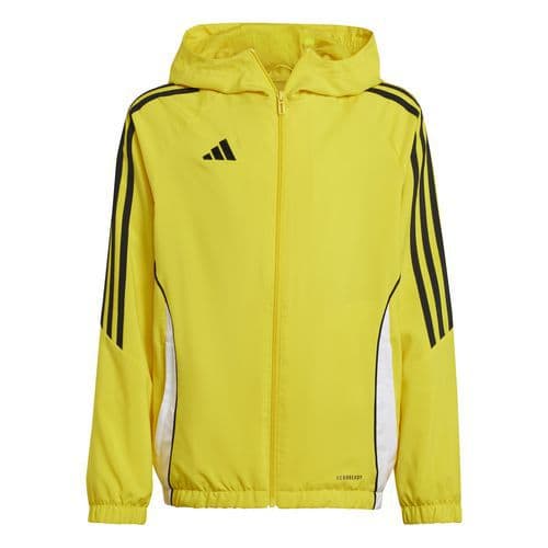 Veste de survêtement à capuche enfant Tiro 24 Jaune Adidas