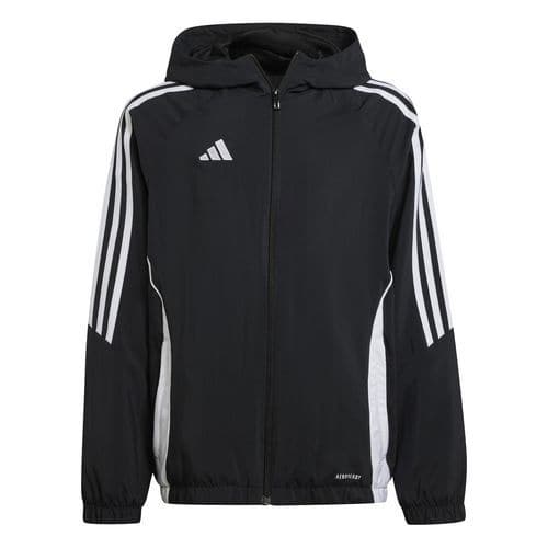 Veste de survêtement à capuche enfant Tiro 24 Noir Adidas