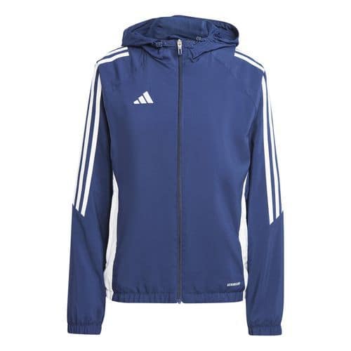 Veste de survêtement à capuche femme Tiro 24 Bleu foncé Adidas