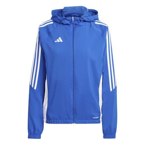 Veste de survêtement à capuche femme Tiro 24 Bleu Adidas