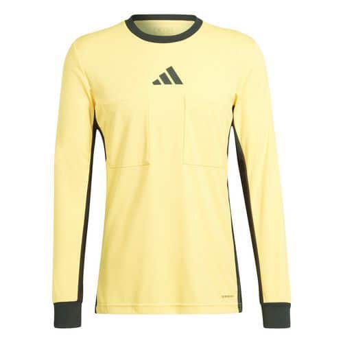 Maillot arbitre manche longue referee 24 Jaune Adidas