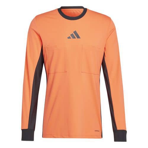 Maillot arbitre manche longue referee 24 Orange Adidas