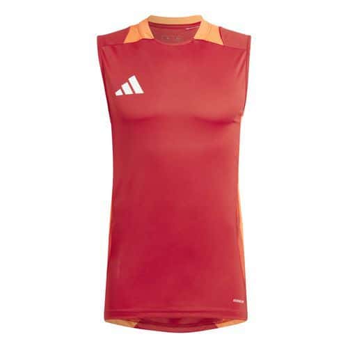 Maillot sans manche Tiro 24 compétition Rouge Adidas