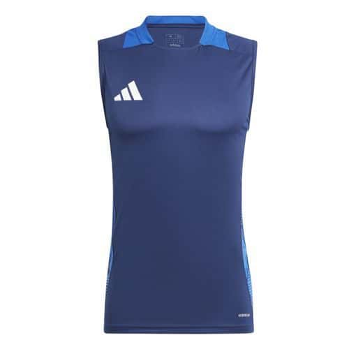 Maillot sans manche Tiro 24 compétition Bleu foncé Adidas