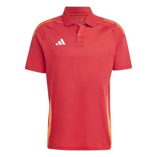 Polo Tiro 24 compétition Rouge Adidas