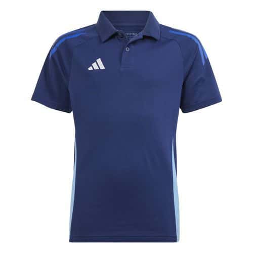 Polo enfant Tiro 24 compétition Bleu foncé Adidas