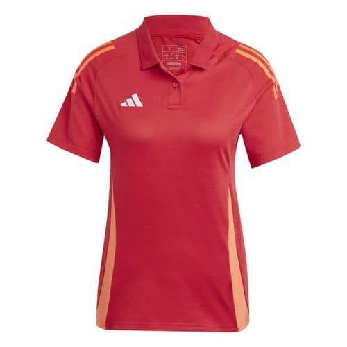 Polo femme Tiro 24 compétition Rouge Adidas