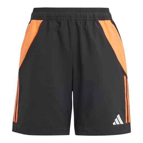 Short avec poche enfant Tiro 24 compétition Noir/rouge Adidas