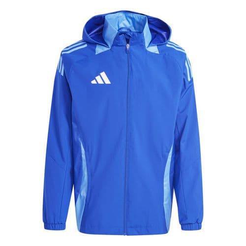 Veste à capuche Tiro 24 compétition Bleu Adidas