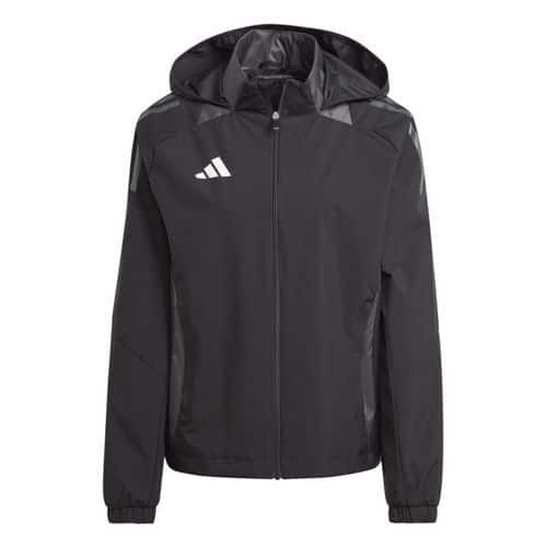 Veste à capuche femme Tiro 24 compétition Noir/Gris Adidas