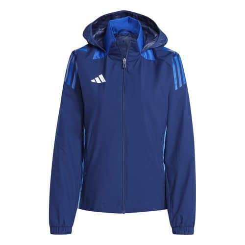 Veste à capuche femme Tiro 24 compétition Bleu foncé Adidas