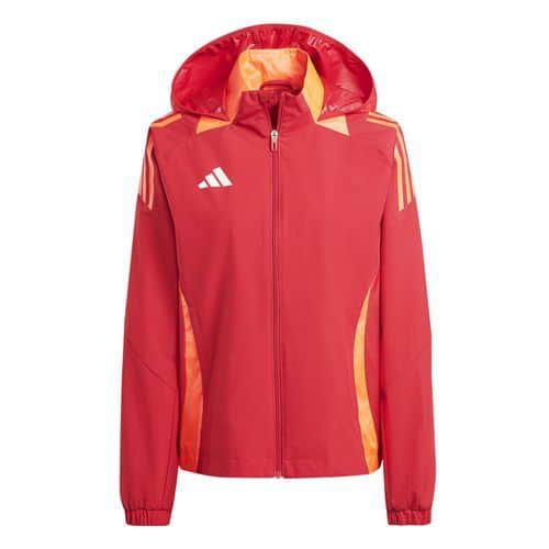 Veste à capuche femme Tiro 24 compétition Rouge Adidas