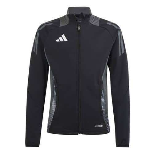 Veste d'entraînement enfant Tiro 24 compétition Noir/gris Adidas