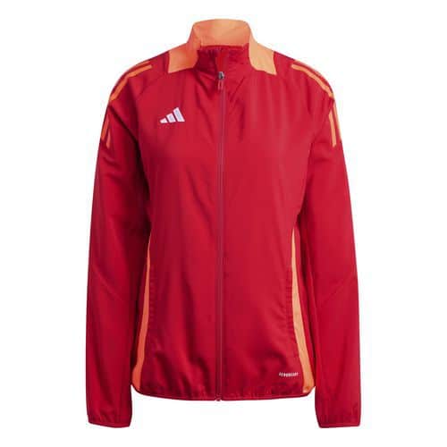 Veste présentation femme Tiro 24 compétition Rouge Adidas