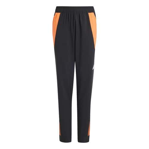 Pantalon présentation enfant Tiro 24 compétition Noir/rouge Adidas