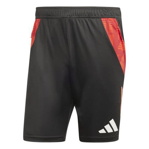 Short d'entraînement Tiro 24 compétition Noir/rouge Adidas