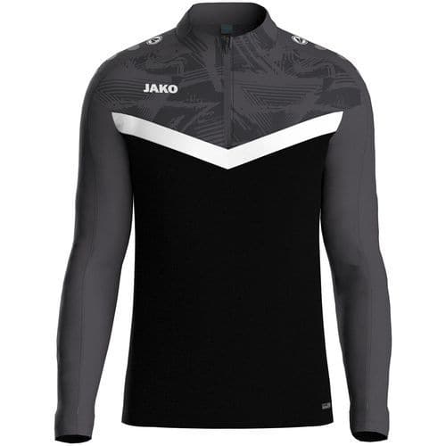 Sweat 1/2 zip enfant Iconic noir Jako