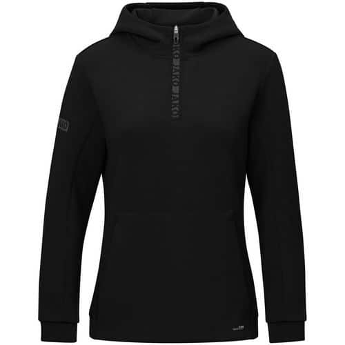 Sweat à capuche femme Pro Casual noir Jako